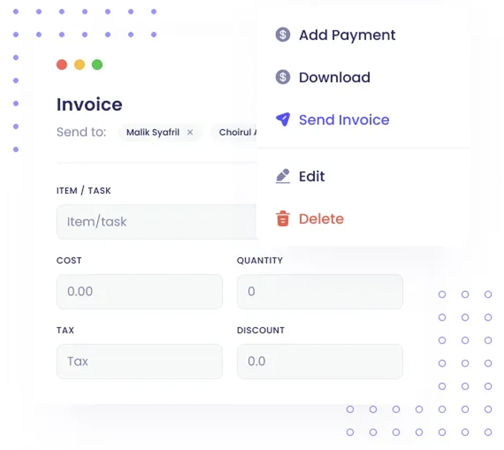 Create unlimited invoice